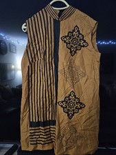 Vintage 70s Alfred Shaheen Sleeveless Tunic Dress