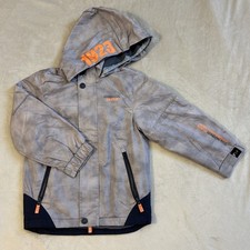 Gray London Fog Fall/winter Coat, Windbreaker Jacket, Fleece Lined, Boys Size 7