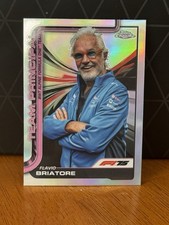 Flavio Briatore Alpine 2025 Topps Chrome F1 Card #199 Team Principal Refractor
