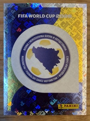 Panini FIFA Fußball WM Sticker 2026 Bosnien Herzegowina Wappen Nr.BIH1