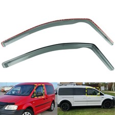 2x Getönte transparente Regenabweiser Windabweiser Für VW Caddy III & IV 2-Türer