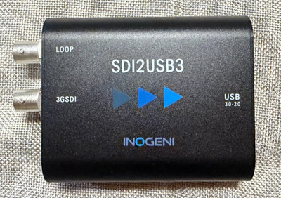 INOGENI SDI2USB3 3G-SDI to USB 3.0 Video Converter - Never Used, W/ Cable