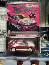 Hot Wheels 2023 Rlc Exclusive Pink Edition Nissan Skyline Gt-r R34 Bnr34