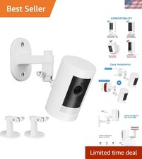 2Pack Adjustable Security Wall Mount Bracket for Ring Stick Up Cam  Ring Out...