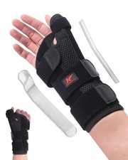 Hurmoya Wrist Brace Thumb Spica Splint Support for Carpal Tunnel, De Medium