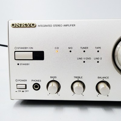 Onkyo A-907X Integrated Stereo Amplifier Transistor Silver Japan Onkyo A-907X Integrated Stereo Amplifier Transistor Silver Japan
