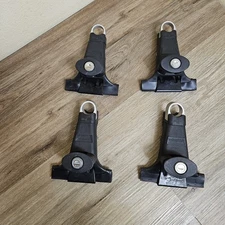 Yakima 1A  Raingutter Towers With Pads and SKS Locks, Missing Keys (Unlooked)