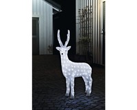 Leuchtfigur Konstsmide LED Acryl Rentier H 105 Cm 160 Leds Lichtfarbe Kaltweiß