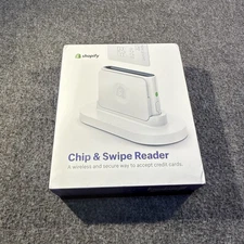 Shopify Chip & Swipe Reader - White (8541732075) New In Box Sealed