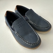 Deer Stags Inspire Jr Boys Slip On Loafer Casual Shoe 11M Navy Blue