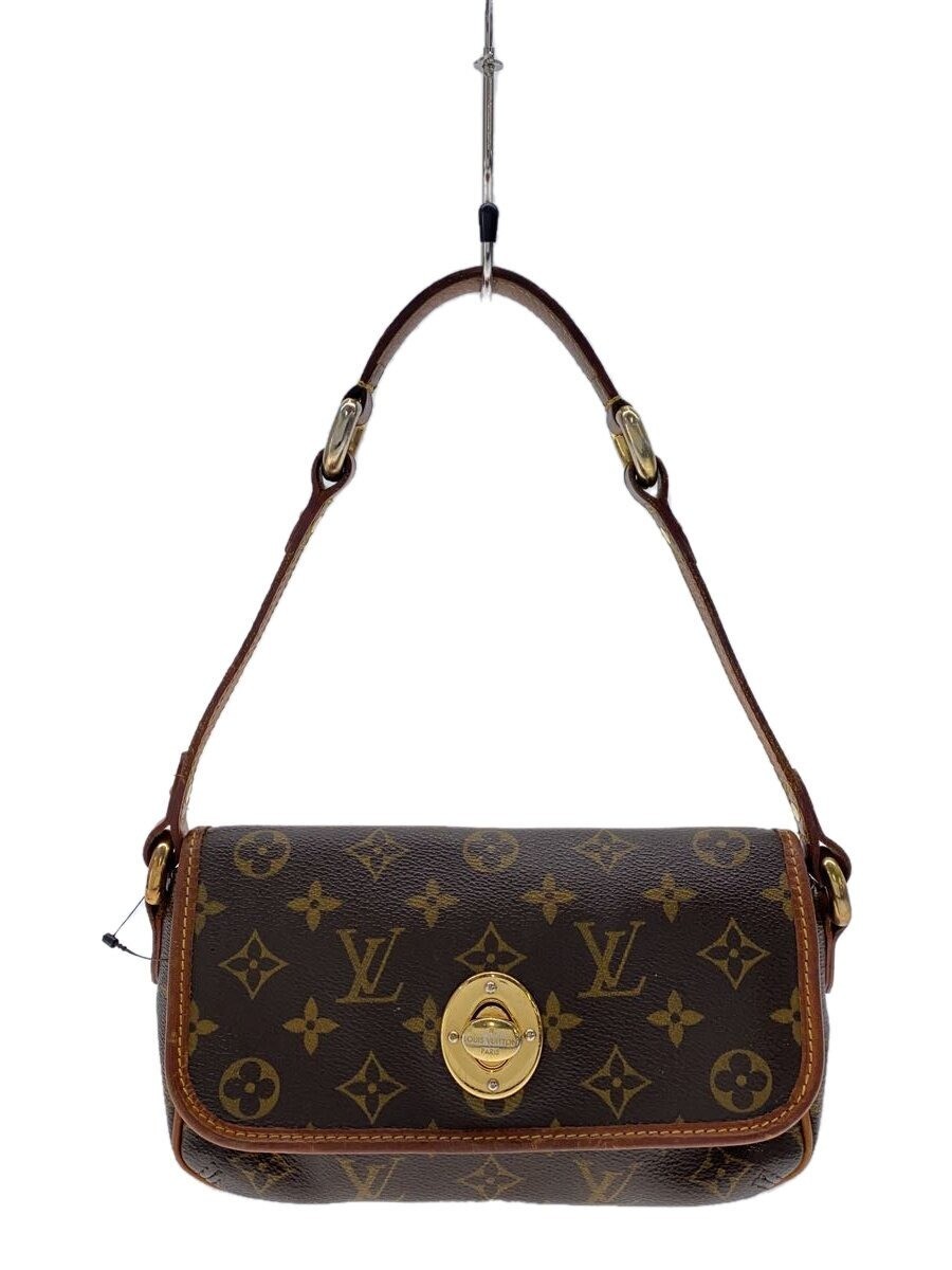 Auth Louis Vuitton LV Shoulder Bag Tikal PM Brown Monogram Gold