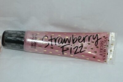 Victoria's Secret Pink Lip Gloss Flavoured Lipgloss Strawberry Fizz High Shine