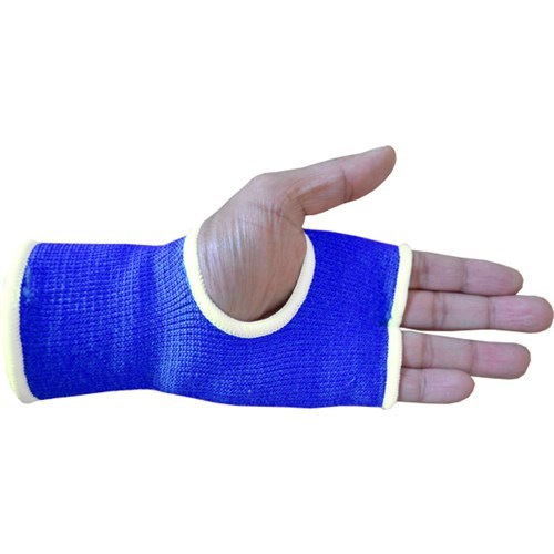 BLUE THUMBLESS BOXING INNER GLOVE WRIST SUPPORTS MUAY THAI KICKBOXING