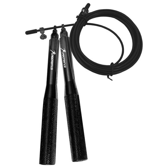 Corda Fitness Acciaio PVC Corda Per Saltare Veloce (Speed Jump Rope) In Acciaio E PVC Regolabile - Per Fitness, CrossFit, Allenamento Corda Per Saltare Fitness - Foto 8