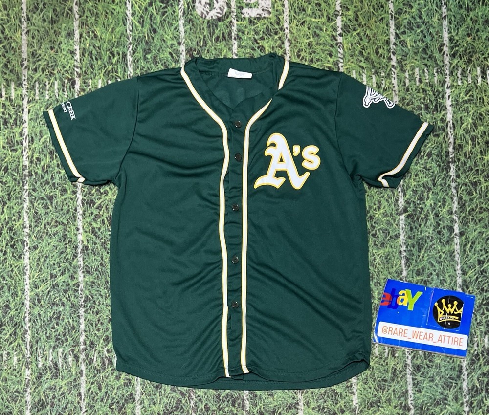 Oakland As Coco crisp#4 Jersey Athletics Green mlb 2x Match Up mlb baseball 9117