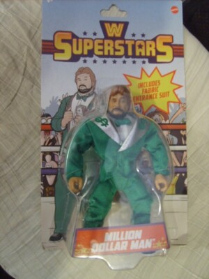 2022 MATTEL~WWE SUPERSTARS~SERIES 3~MILLION DOLLAR MAN~5.5'' ACT FIG~W/SUIT~NIP