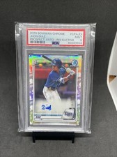 2020 Bowman Chrome Jhon Diaz Refractor Auto PSA 9 Rays 2020 Bowman Chrome Jhon Diaz Refractor Auto PSA 9 Rays