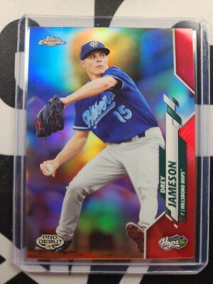 2020 Topps Pro Debut Chrome Drey Jameson PDC-173 Red Refractor 1/10 DIAMONDBACKS