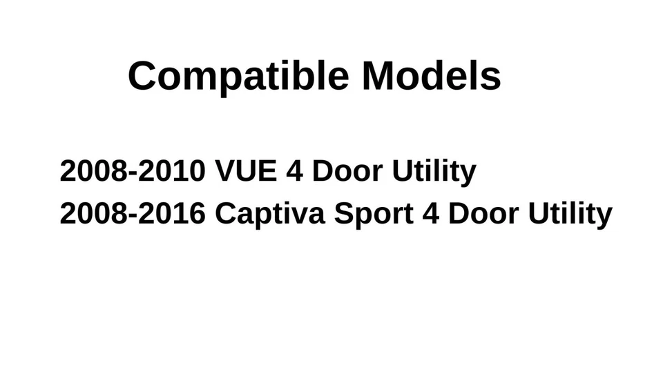 Fit 2008-2016 Chevrolet Captiva Sport / Saturn VUE Rear Back Window Glass Heated Foto 3 de 4