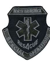 North Brunswick NJ New Jersey Special Operations Rescue 4 SUBDUED patch VELCR0