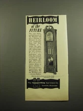 1960 Herschede Whittier Clock Ad - Heirloom of the Future