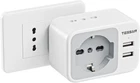 Tessan Extension Electrica Usb Regleta Multicontacto 1 5