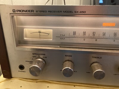 Pioneer SX-450 Stereo AM/FM Receiver | eBay
