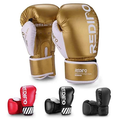 Boxing Gloves for Men Women Premium Leather Sparring Heavy Bag