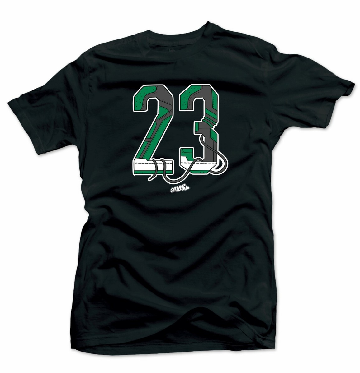 Shirt to Match Jordan Retro 1 Pine Green 2020- 23 Black | eBay