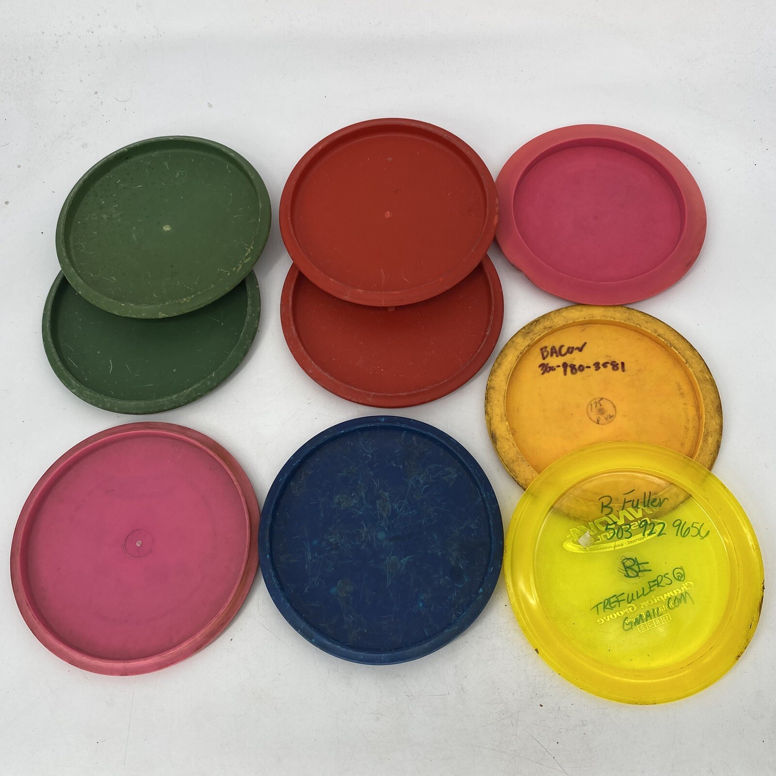 Disc Golf Discs Lot of 9 Putter Driver Mid Range Inova Discraft Verus