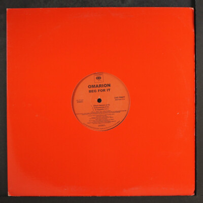 OMARION: beg for it COLUMBIA 12'' Single 33 RPM
