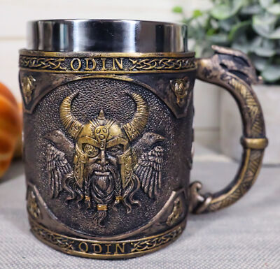 Legend of Odin Mug 5.75''L Viking Norse Cup
