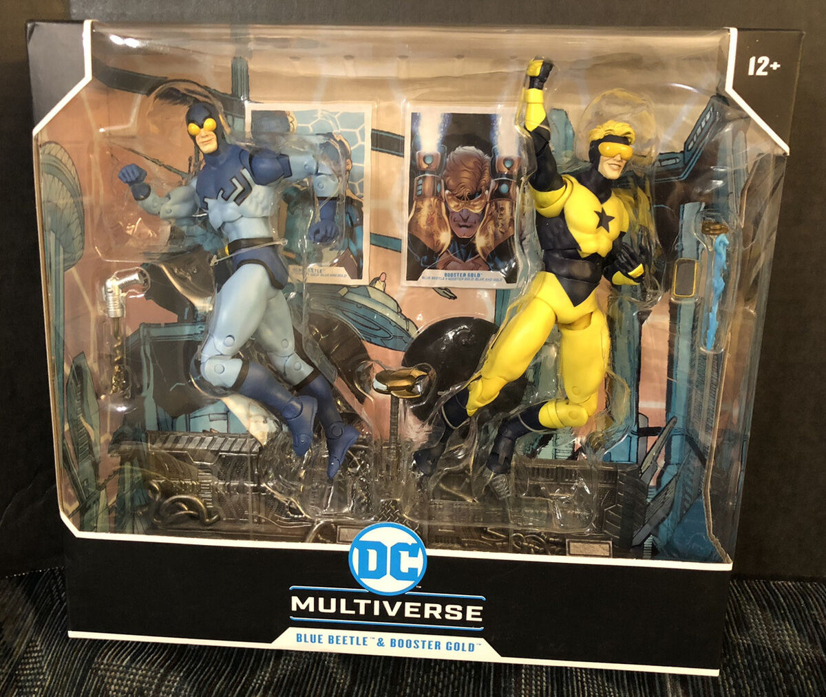 Mcfarlane Toys DC Booster Gold and Blue Beetle 2 Pack Action Figure 