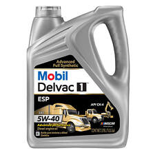 Mobil Delvac 1 ESP Heavy Duty Full Synthetic Diesel Engine Oil 5W-40, 1 Gal