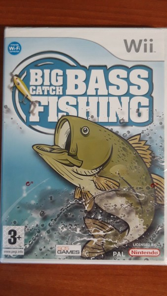 BIG CATCH BASS FISHING NINTENDO Wii - ESPAÑOL - ITALIANO - NUEVO SIN ABRIR