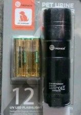 TAOTRONICS Pet Urine Detector 12 UV LED Flashlight with Batteries