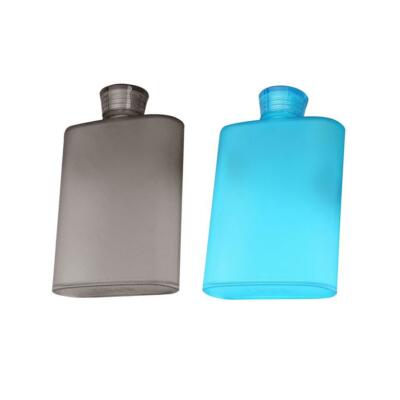 2 Stück Tragbare Papierkissen Wasserflasche Flach Getränkebecher Wasserkocher Flasche Blau