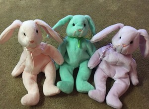 hoppity beanie baby with errors