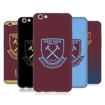 OFFIZIELLE WEST HAM UNITED FC 125ES JAHRESTAG GEL HANDYHÜLLE FÜR OPPO HANDYS