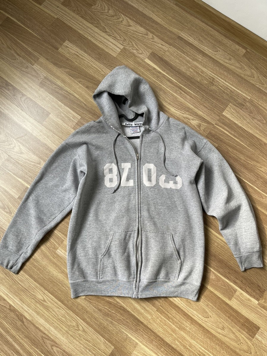 Vintage Felix Blow Zip Hoodie size L Made in USA | eBay