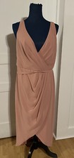 Davids Bridal Bridesmaid / Formal Dress Pink Color Size 16 Pre-Owned