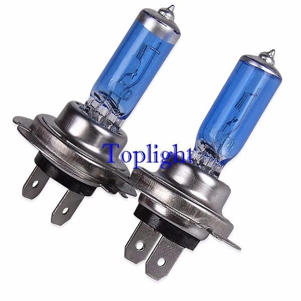 H7 White 5000K Xenon Halogen Headlight 100w Lamp Light Bulb For Bike - Image 2 of 4