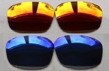 Galaxy Replacement Lenses For Oakley Siphon OO9429 Sunglasses Blue/Red