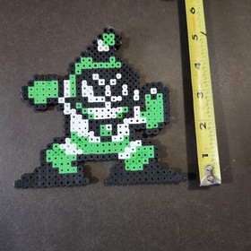 Perler NES Bubble Man Mega Man 2 8 Bit Perler Bead Art