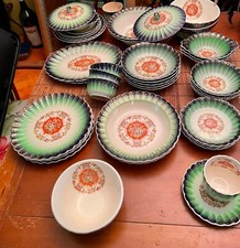 Vintage Leigh Potters Leigh Ware Leighware 41 PIECES 24ct Gold Trim 1930?s RARE