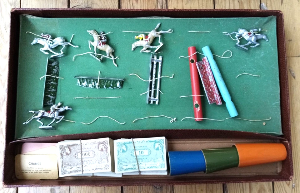 c. 1930 - JEU ANCIEN "LE TURFISTE" - Course de chevaux PMU Turf Hippisme Derby - Photo 4/4