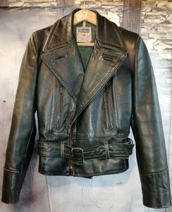 old leather coat