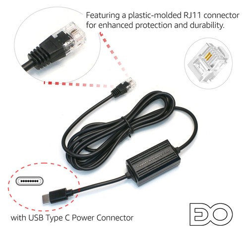 USB C Car Power Cord for Uniden R8 LRD950 LRD850 DFR6 DFR7 DFR8 DFR9 R1 R3 R7 R4 - Picture 2 of 6