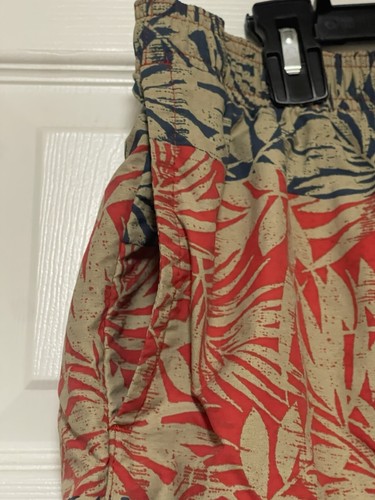 Columbia Men's All Over Jungle Colorblock Print Fast Drying  Swim Trunks Size L - Picture 4 of 12