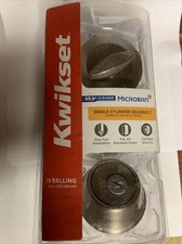 Kwikset 660 Deadbolt, Keyed One Side, in Satin Nickel